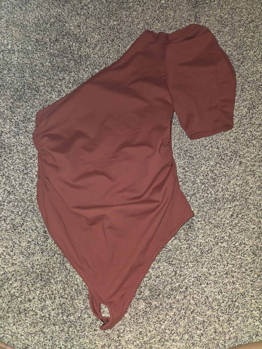 FP Movement by Free People Rust Brown Short Sleeve Top with Label